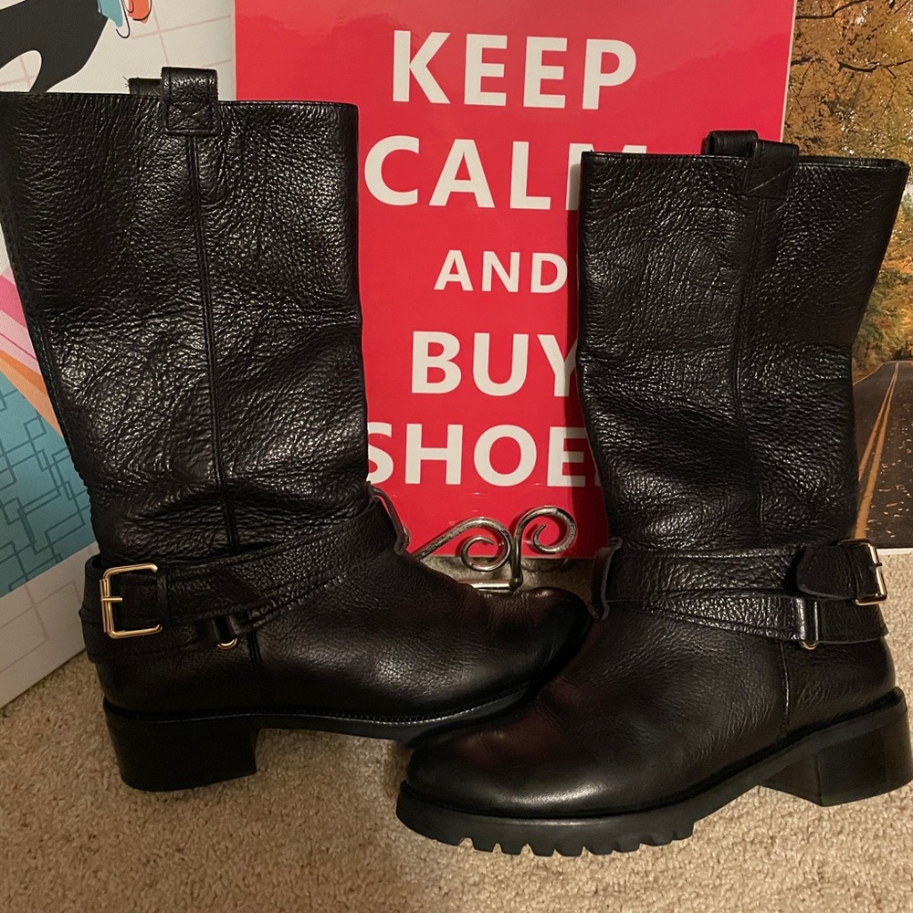 Diane von Furstenberg leather boots